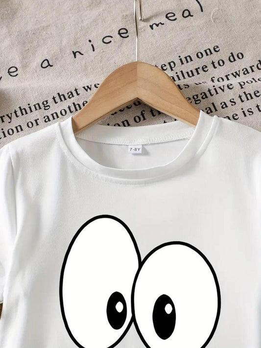 Cute Cotton Printed Tracksuit Boys And Girls 2Pcs Set