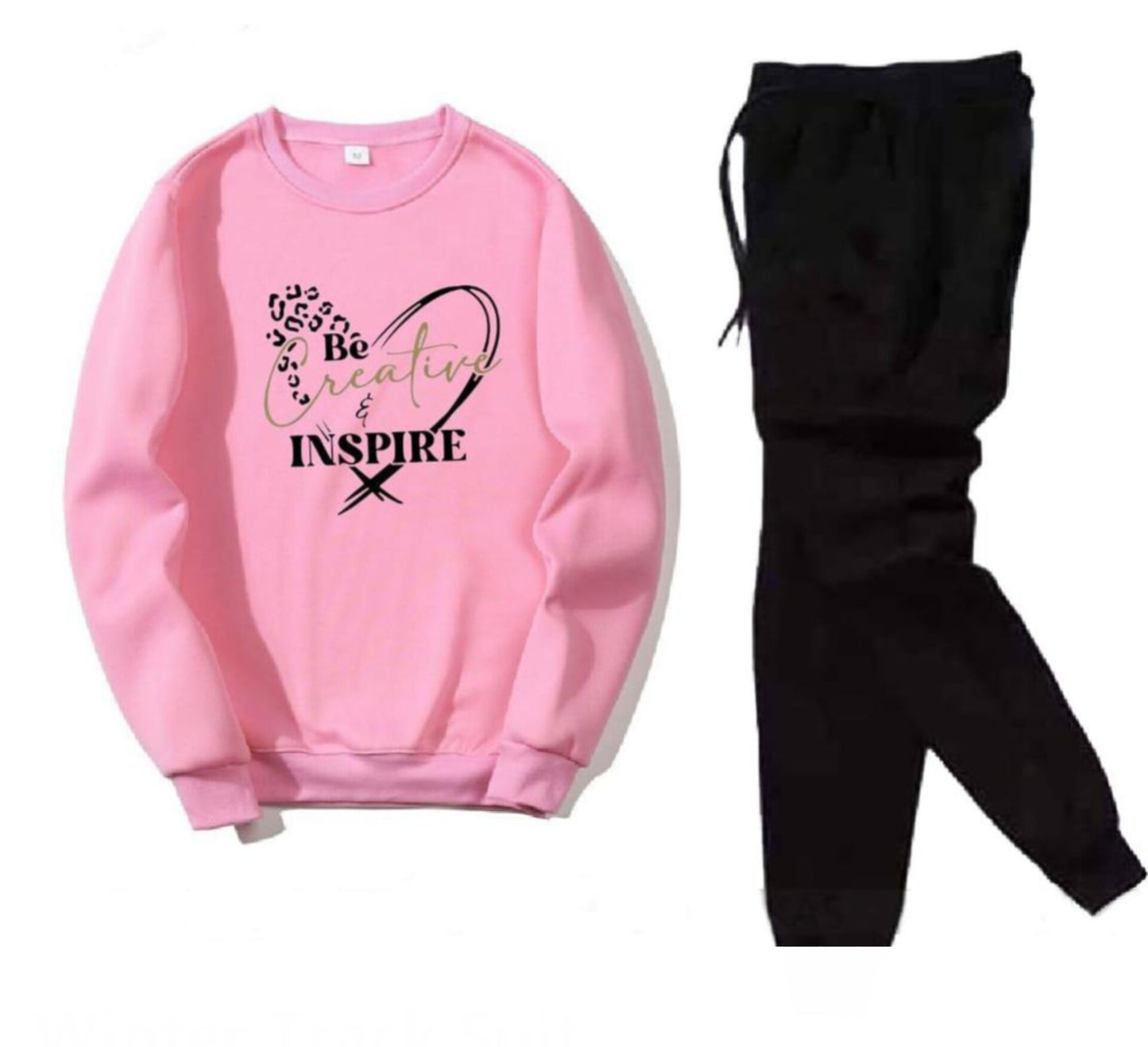 2pcs Women's Stitched Printed Tracksuit.😍✨️