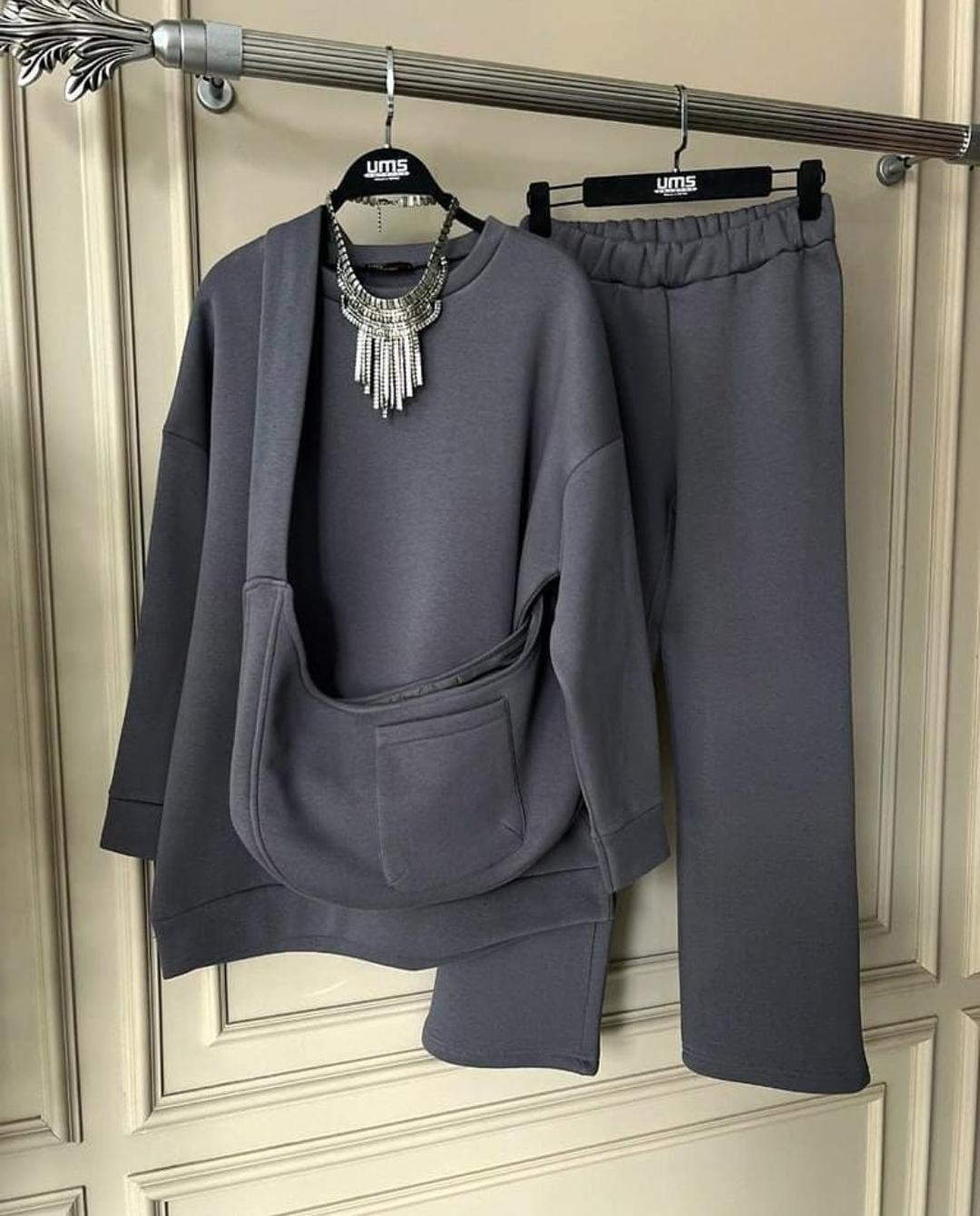 Comfortable Fleece Sweatshirt Tracksuit For Women's😍✨️