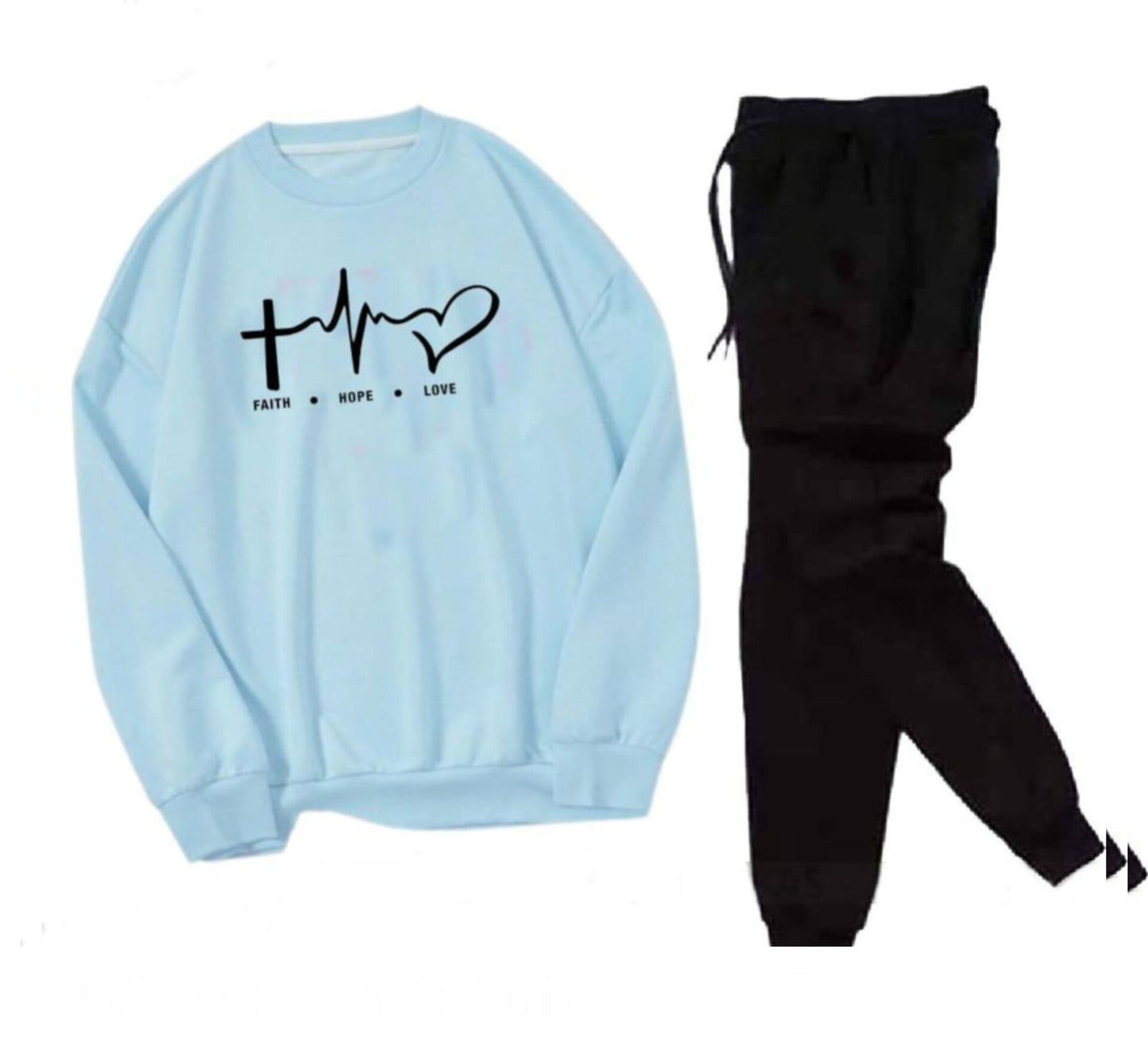 2pcs Women's Stitched Printed Tracksuit.🎁🤩💫